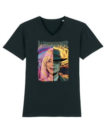Barbenheimer Cartoon Black