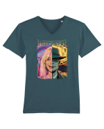 Barbenheimer Cartoon Tricou mânecă scurtă guler V Bărbat Presenter