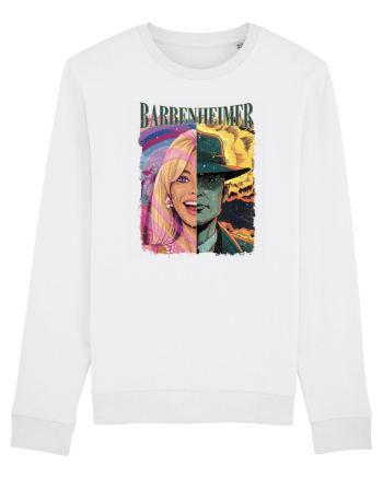 Barbenheimer Cartoon White