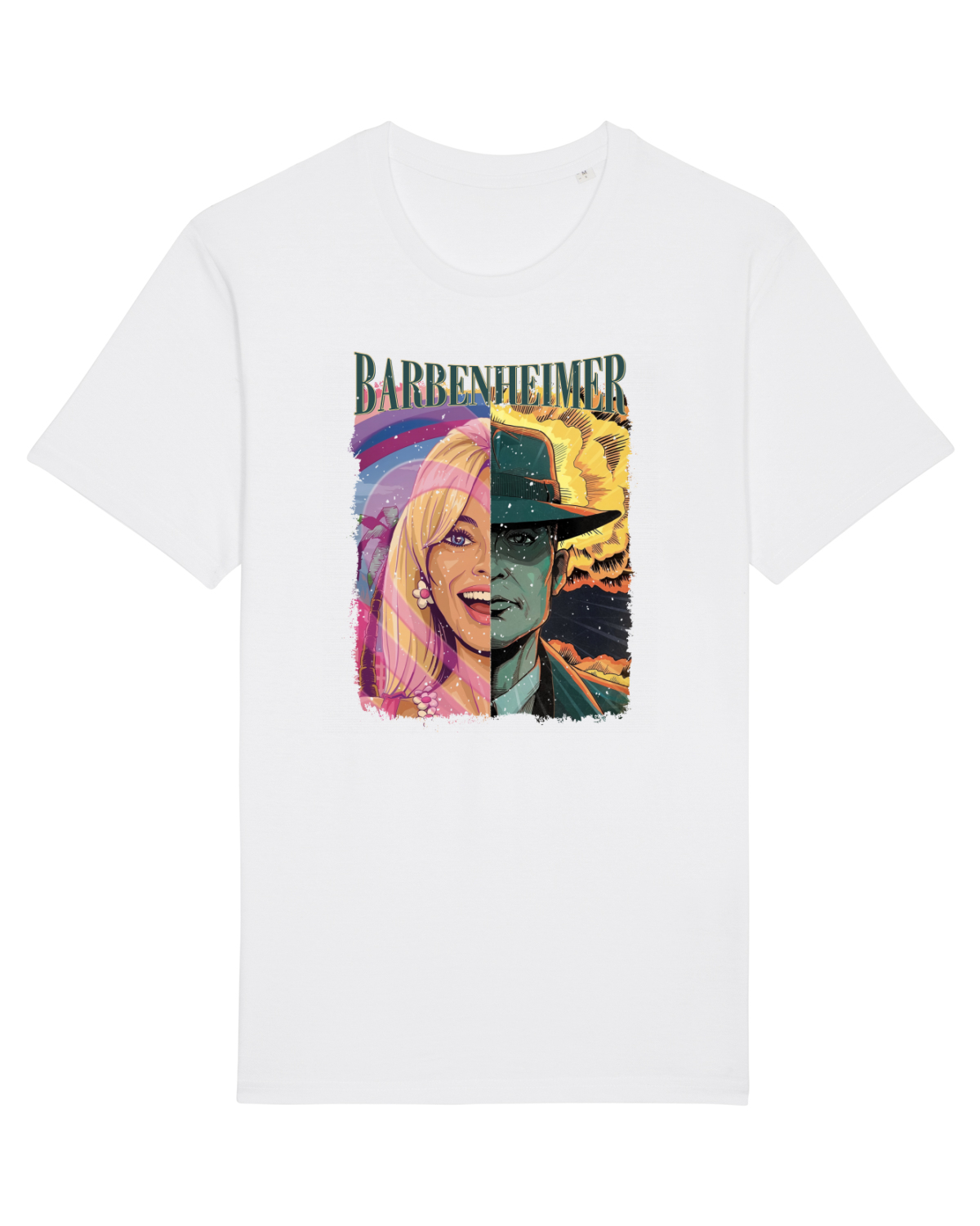 Tricou mânecă scurtă Unisex Rocker White