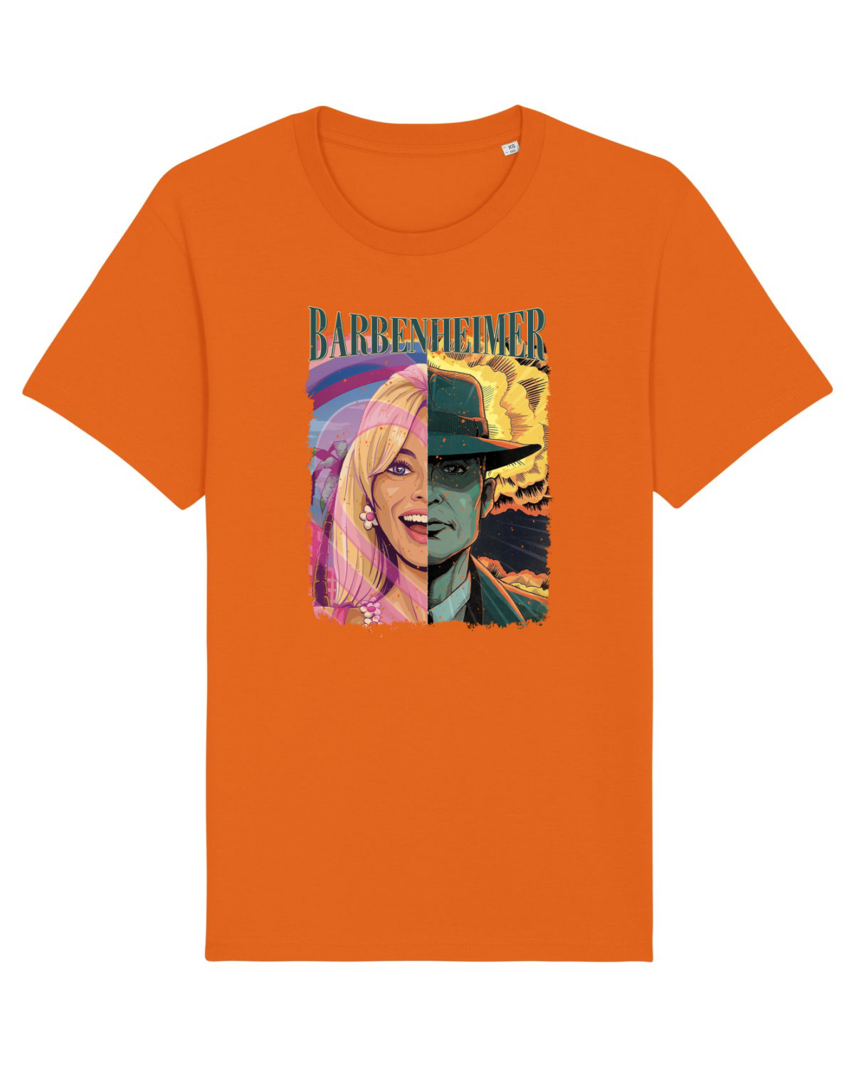 Tricou mânecă scurtă Unisex Rocker Bright Orange