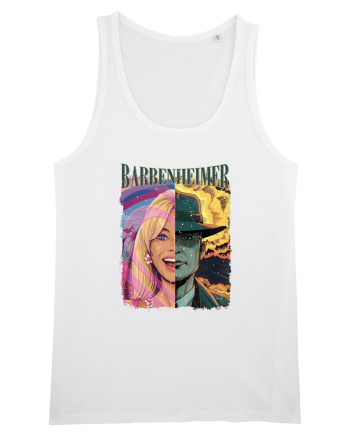 Barbenheimer Cartoon White