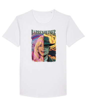 Barbenheimer Cartoon White