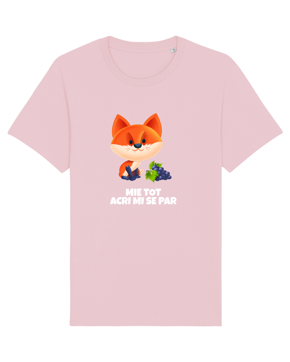 Tricou mânecă scurtă Unisex Rocker Cotton Pink