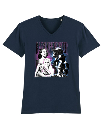 Barbenheimer Grunge French Navy