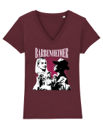 Barbenheimer Blend Tricou mânecă scurtă guler V Damă Evoker