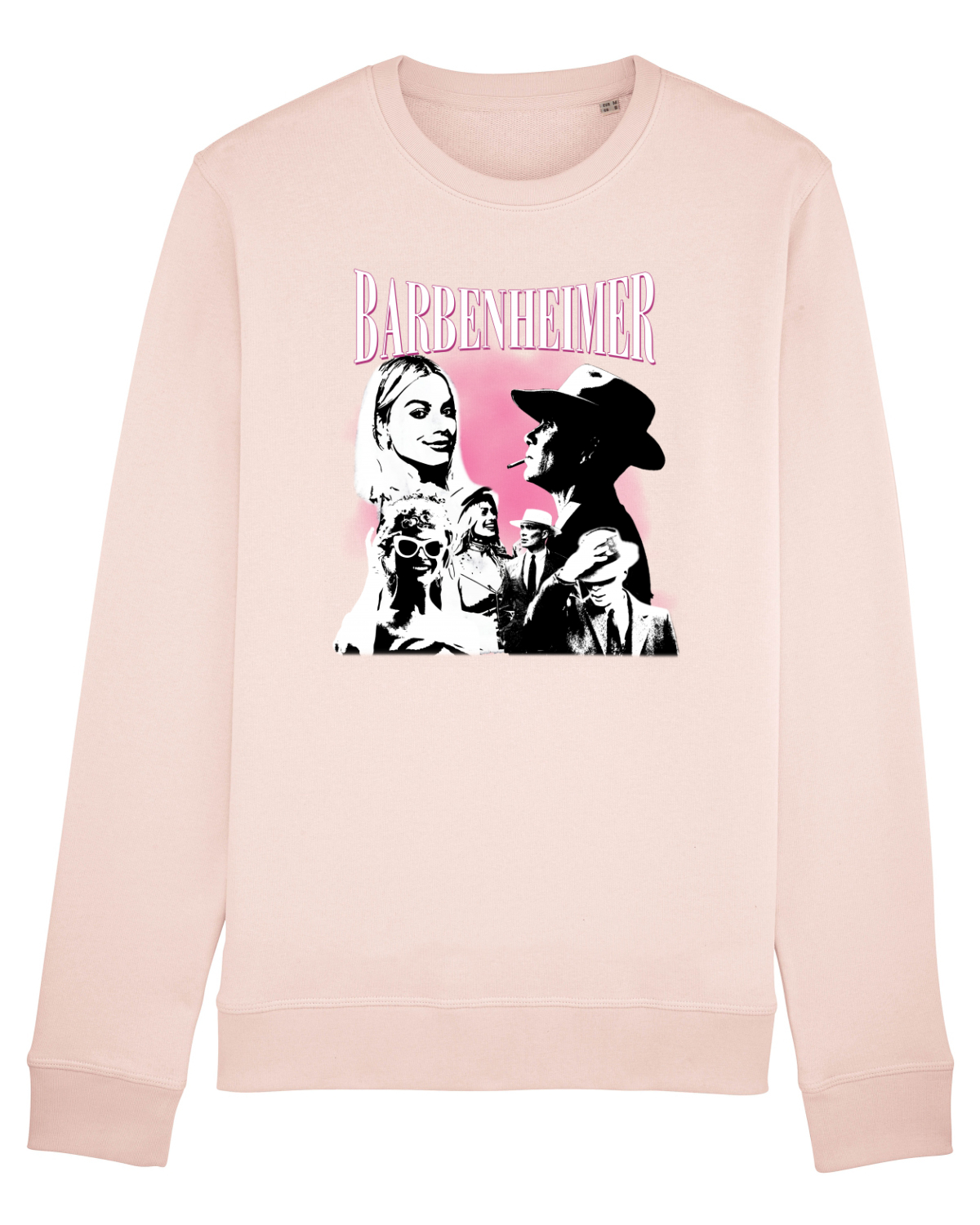 Bluză mânecă lungă Unisex Rise Candy Pink