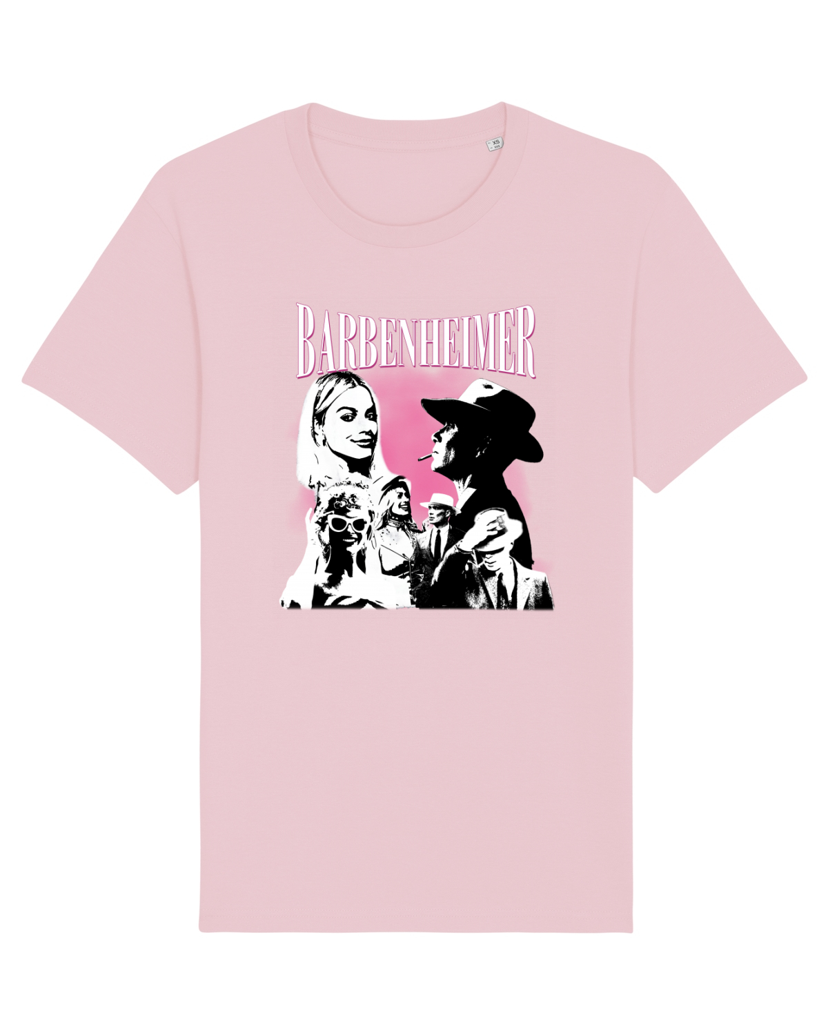 Tricou mânecă scurtă Unisex Rocker Cotton Pink