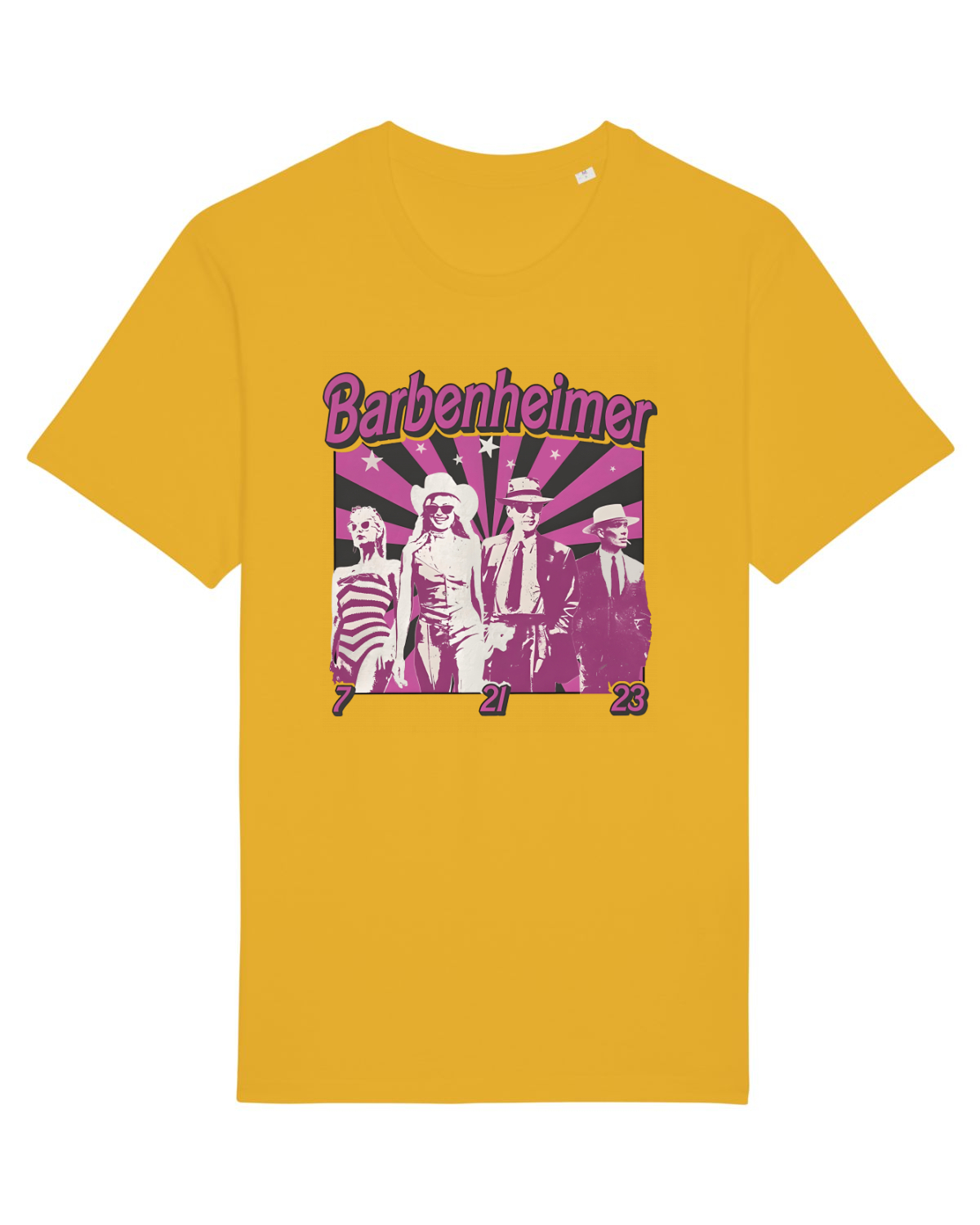 Tricou mânecă scurtă Unisex Rocker Spectra Yellow