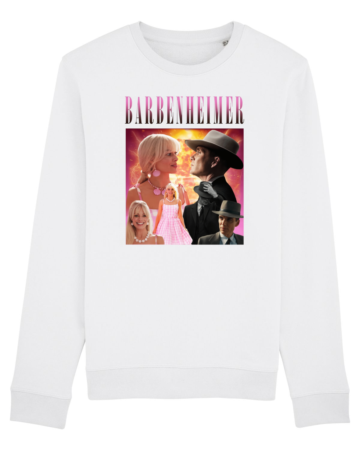 Bluză mânecă lungă Unisex Rise White