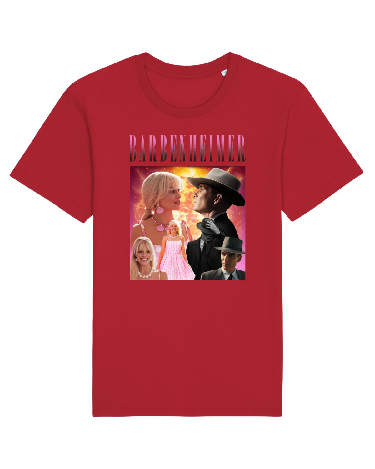 Tricou mânecă scurtă Unisex Rocker Red