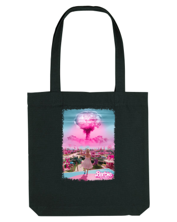 Barbenheimer Barbie Poster Black