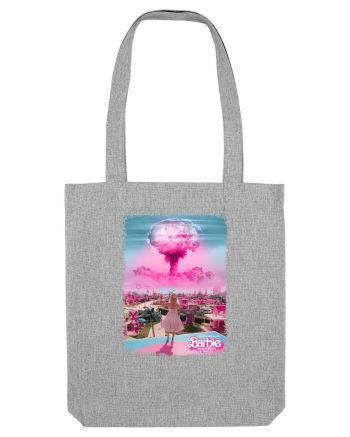 Barbenheimer Barbie Poster Heather Grey