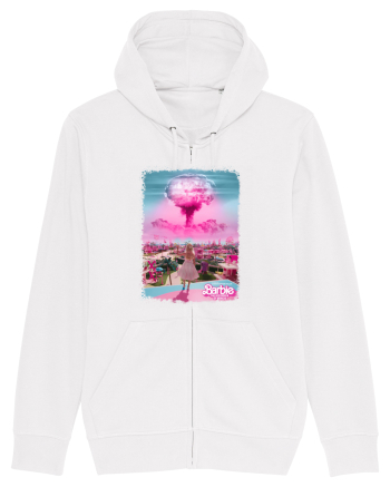 Barbenheimer Barbie Poster White