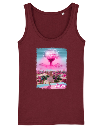 Barbenheimer Barbie Poster Burgundy