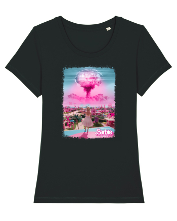 Barbenheimer Barbie Poster Black
