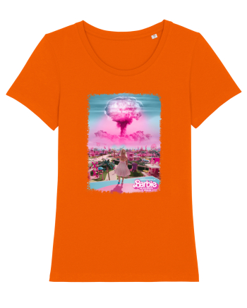 Barbenheimer Barbie Poster Bright Orange