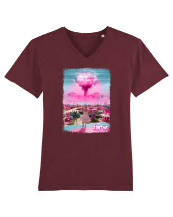 Barbenheimer Barbie Poster Burgundy