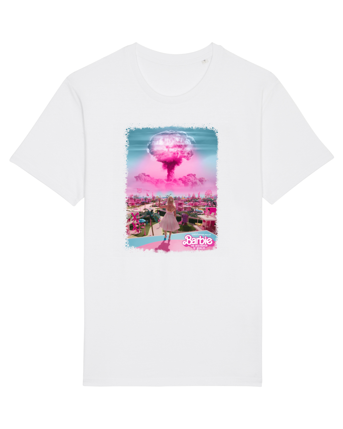 Tricou mânecă scurtă Unisex Rocker White
