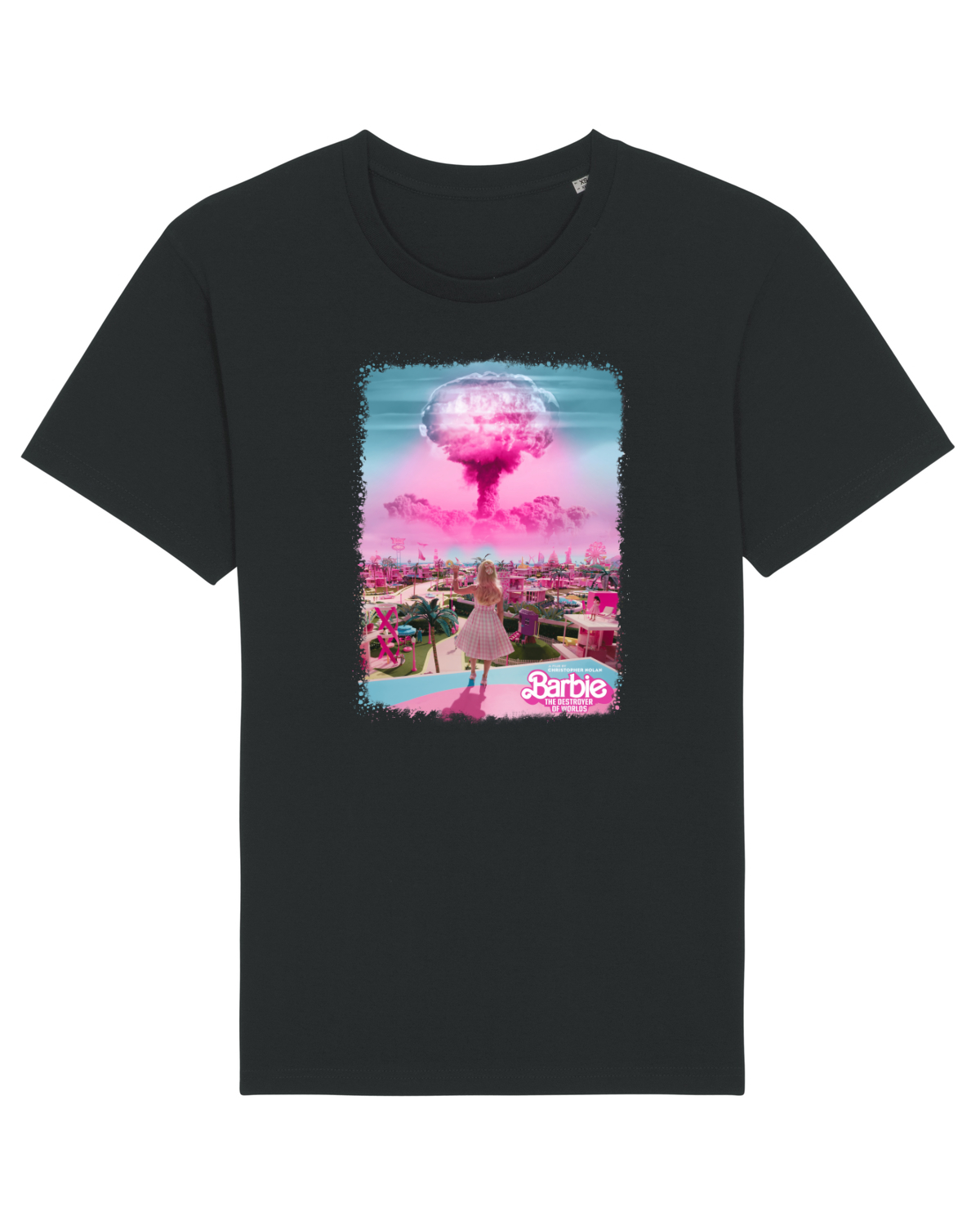 Tricou mânecă scurtă Unisex Rocker Black