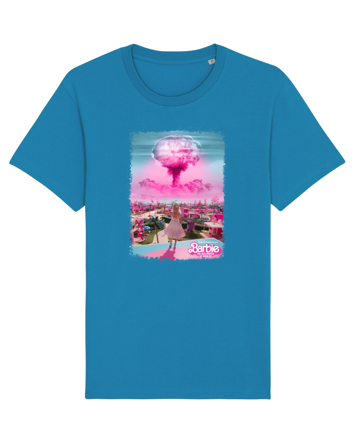 Tricou mânecă scurtă Unisex Rocker Azur