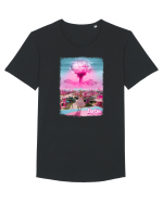 Barbenheimer Barbie Poster Tricou mânecă scurtă guler larg Bărbat Skater