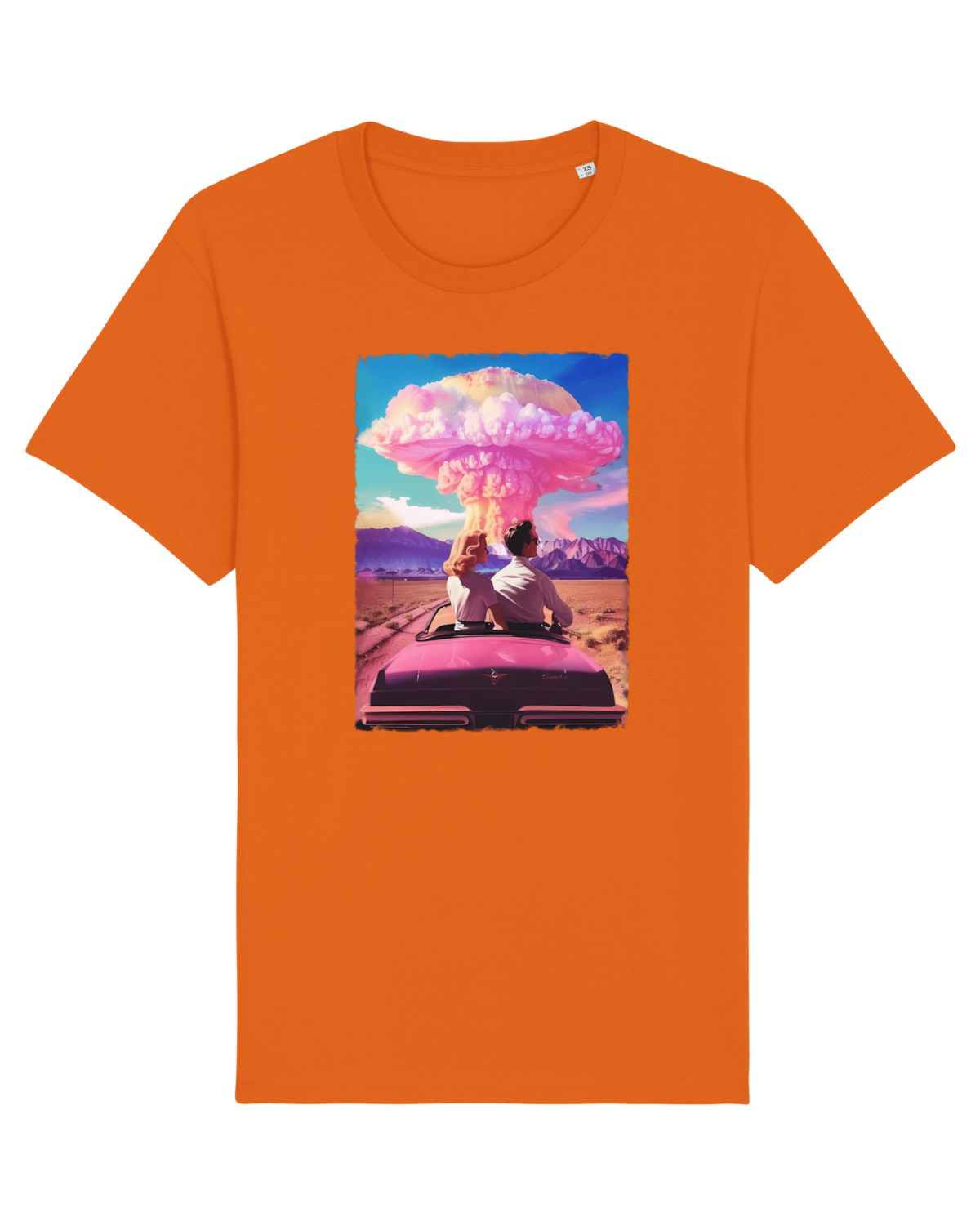 Tricou mânecă scurtă Unisex Rocker Bright Orange