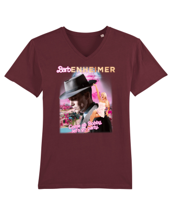 Barbenheimer Come On Bobby Let's Go Party Burgundy