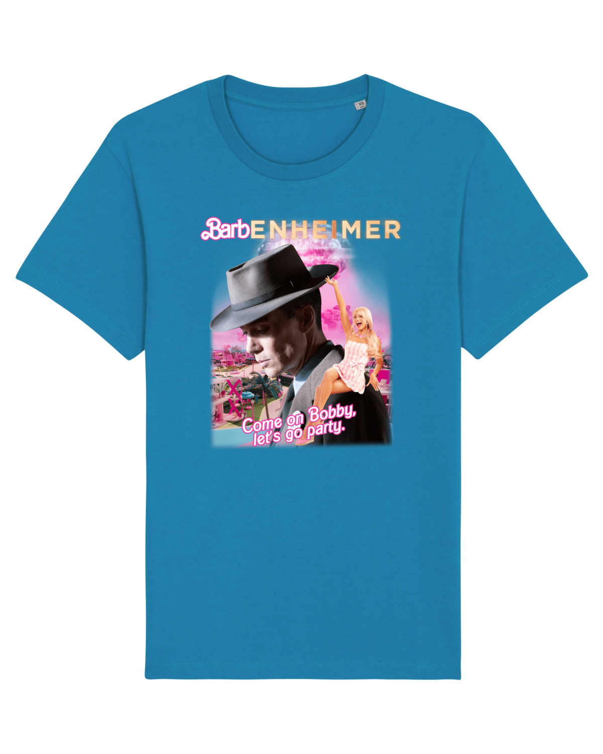 Tricou mânecă scurtă Unisex Rocker Azur
