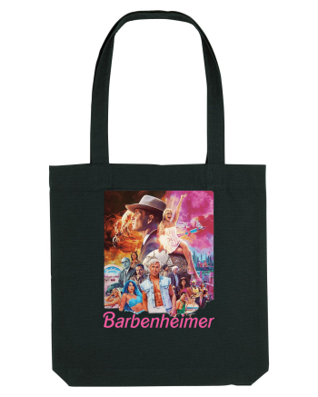 Barbenheimer Poster Black