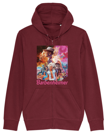 Barbenheimer Poster Burgundy