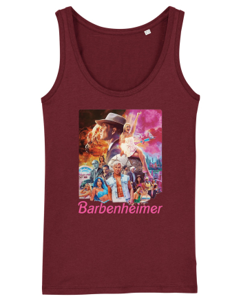 Barbenheimer Poster Burgundy