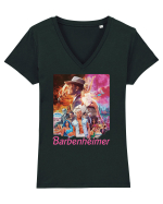 Barbenheimer Poster Tricou mânecă scurtă guler V Damă Evoker