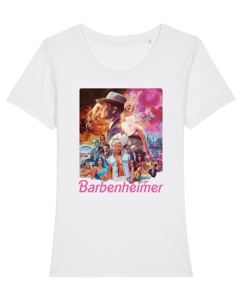Barbenheimer Poster White