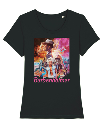 Barbenheimer Poster Black
