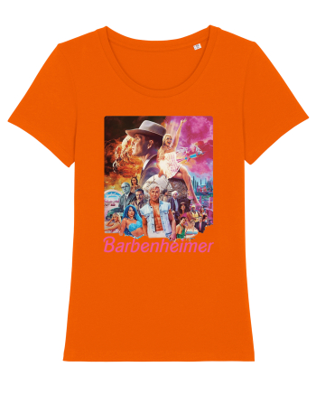 Barbenheimer Poster Bright Orange