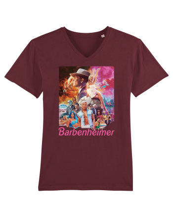 Barbenheimer Poster Burgundy