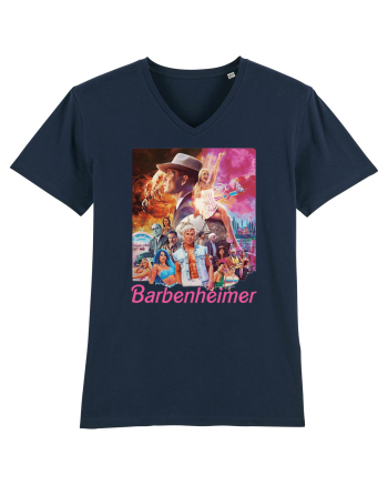 Barbenheimer Poster French Navy