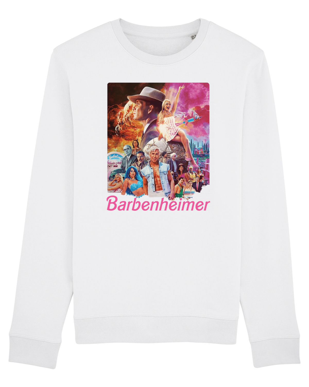 Bluză mânecă lungă Unisex Rise White
