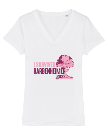 I Survived Barbenheimer 2023 White