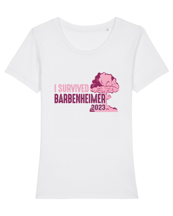 I Survived Barbenheimer 2023 White