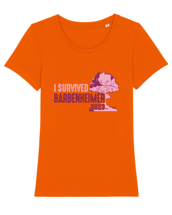 I Survived Barbenheimer 2023 Bright Orange