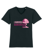 I Survived Barbenheimer 2023 Tricou mânecă scurtă guler V Bărbat Presenter