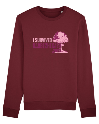 I Survived Barbenheimer 2023 Burgundy