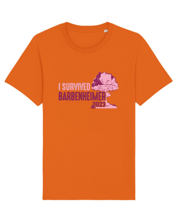 I Survived Barbenheimer 2023 Bright Orange