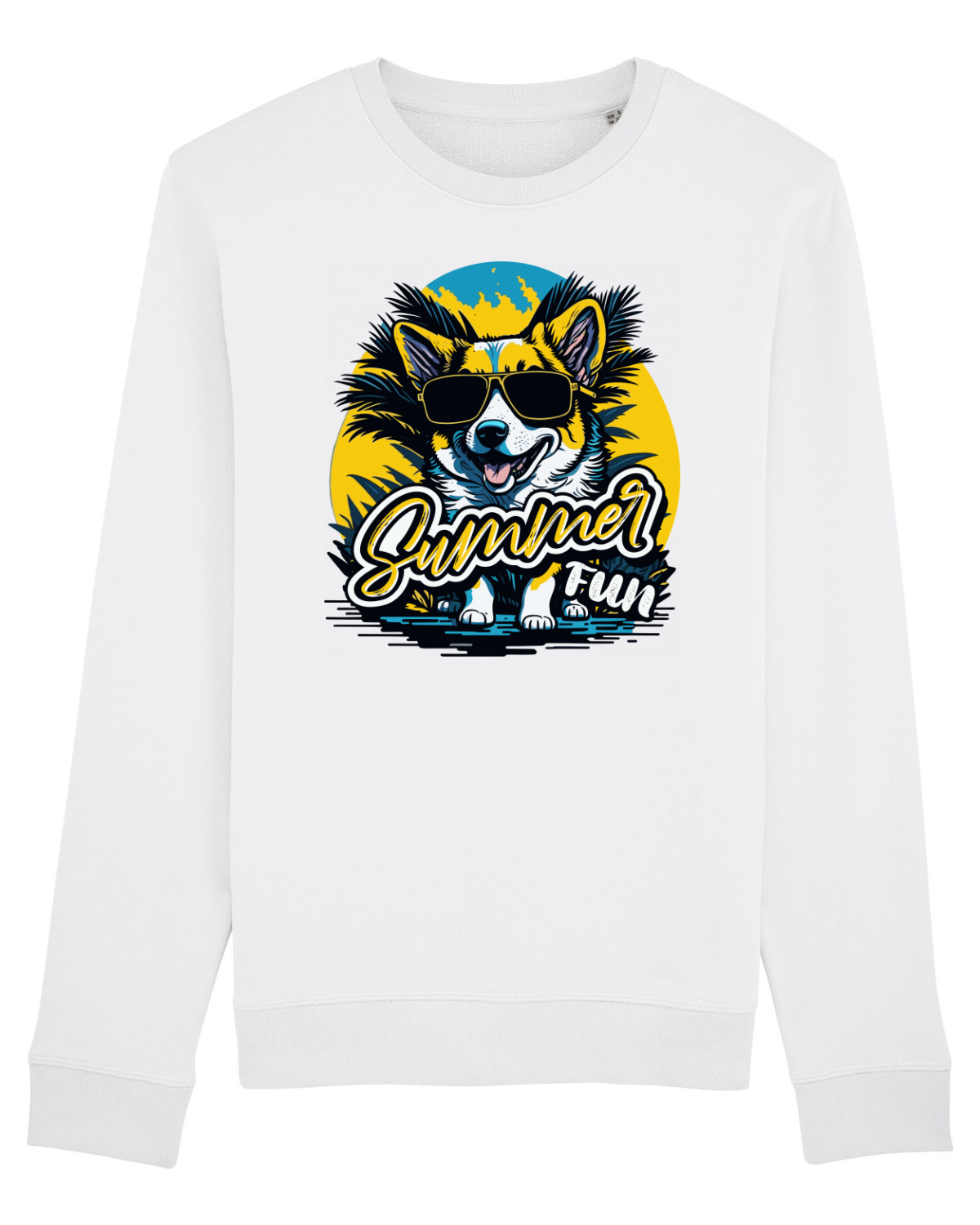 Bluză mânecă lungă Unisex Rise White