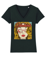 Barbenheimer Retro Tricou mânecă scurtă guler V Damă Evoker