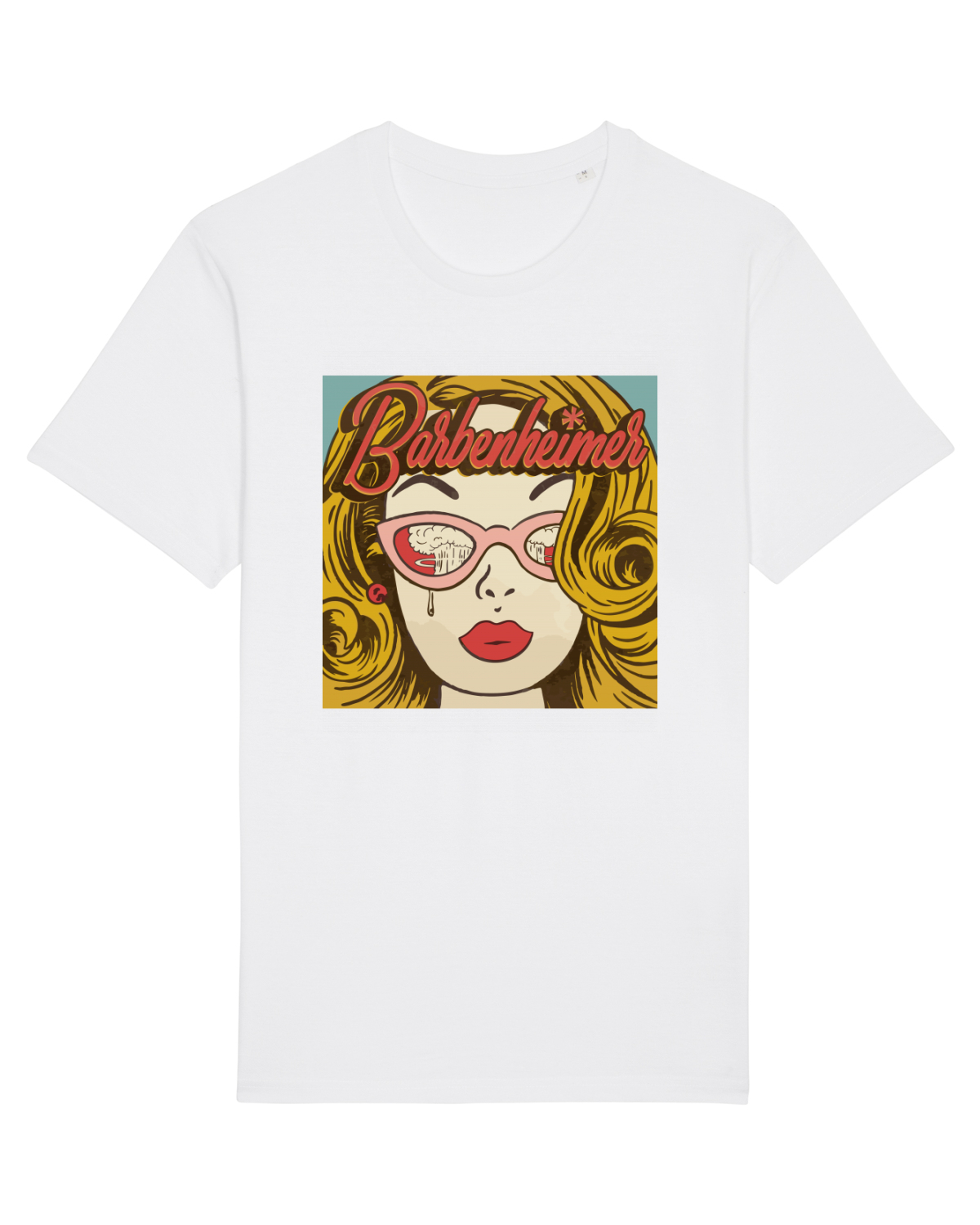 Tricou mânecă scurtă Unisex Rocker White