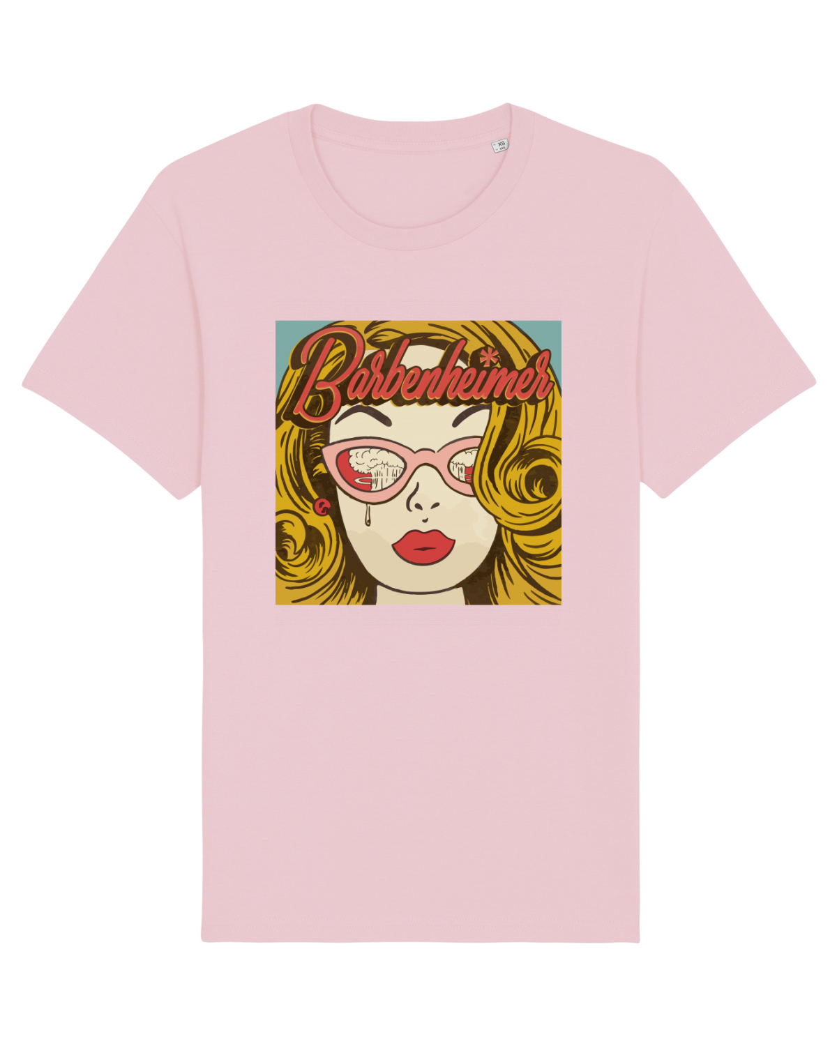 Tricou mânecă scurtă Unisex Rocker Cotton Pink