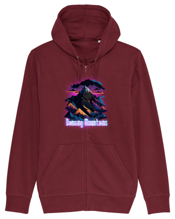 dancing pink mountains Burgundy
